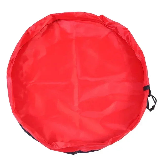 Garduru STORAGE CUSHION – Spielzeugkissen & Spielmatte in einem – Faltbarer Organizer für Kinderzimmer