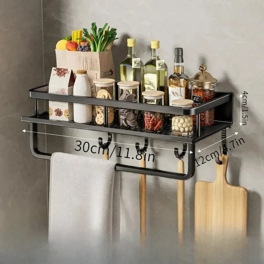 KitchenStyle – Elegantes Wandregal für eine organisierte Küche