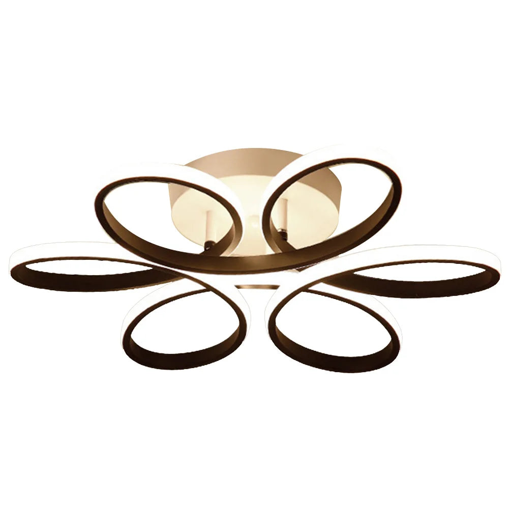 Moderne LED Gangdecke Lampe - Blumenmuster mit 3-Farben Licht