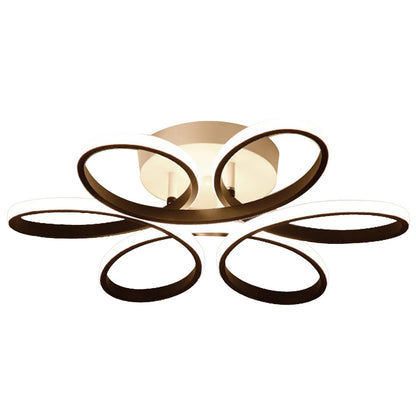 Moderne LED Gangdecke Lampe - Blumenmuster mit 3-Farben Licht