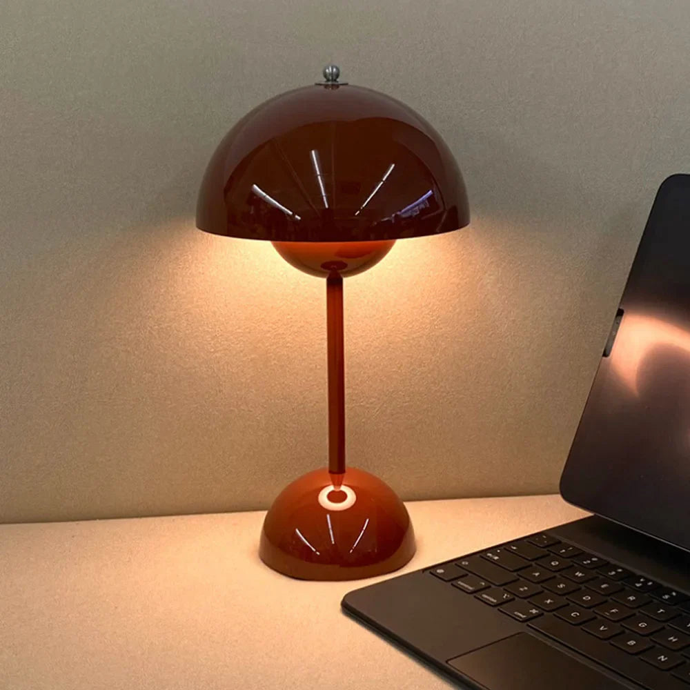Verstellbare Helligkeit Blumenkübel Lampe - Italienische Wiederaufladbare Tischlampe VP3