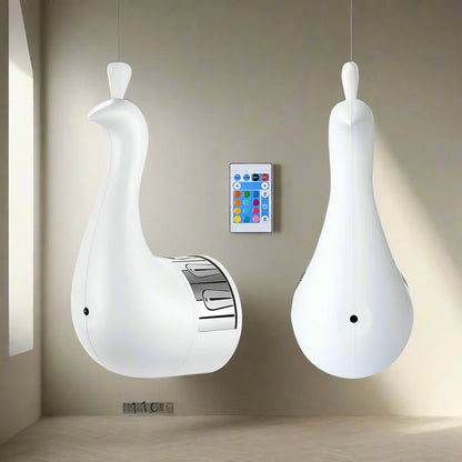 Royelux Pfau Projektions-Nachtlampe - 12-Farben dimmbare Fernbedienung Atmosphärenlicht