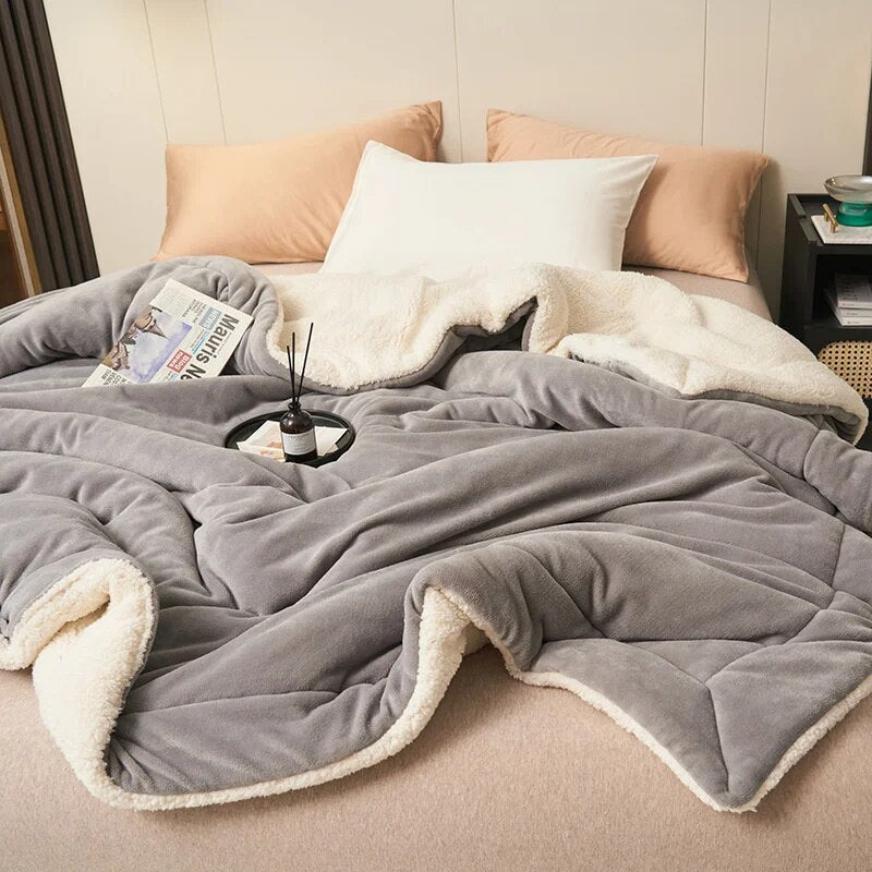 Garduru - Doppelseitige Decke für Sofa oder Bett