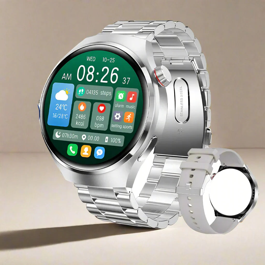 Smartwatch mit GPS und Gesundheitsmonitor | LuxeWatch