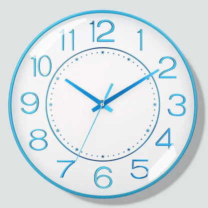 Bunte batteriebetriebene digitale Wanduhr