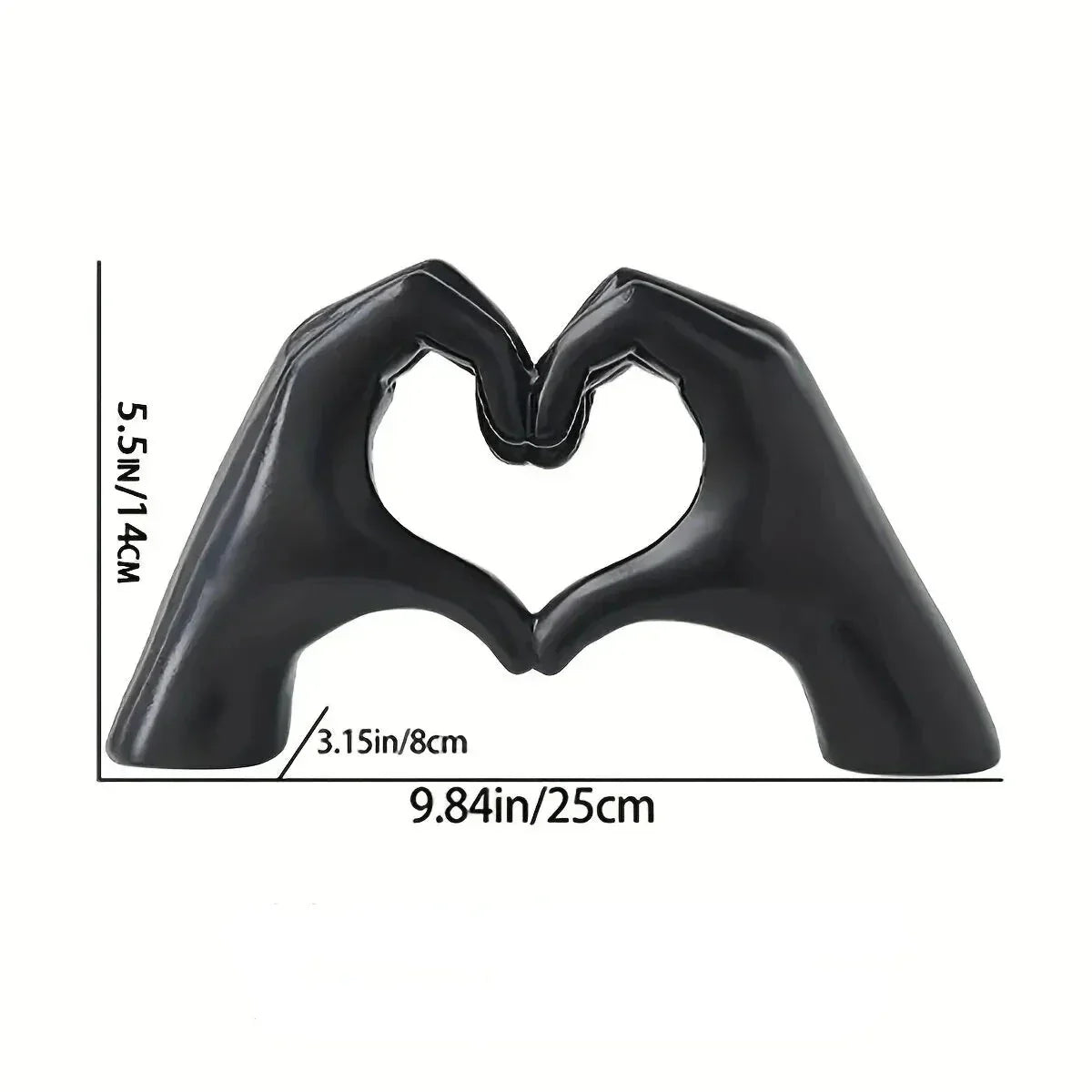 Skulpturale Hände Dekoration – Liebevoll und Elegant