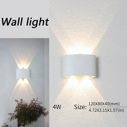 Rayvia Wasserdichte LED Wandleuchte für Innen- und Außenbereiche