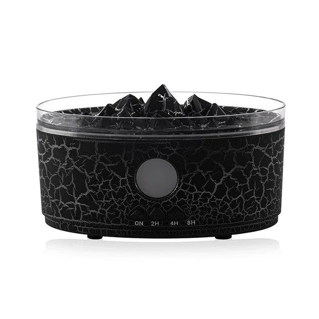 Volcano Luftbefeuchter, 300ML Aromatherapie Diffuser mit Quallennebel und 3 Farblichter, Fernbedienung