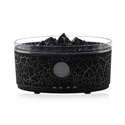 Volcano Luftbefeuchter, 300ML Aromatherapie Diffuser mit Quallennebel und 3 Farblichter, Fernbedienung