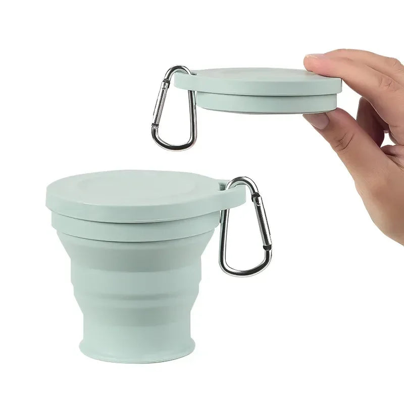 Mini travel teetasse aus Silikon mit zurückziehbarem Deckel - NomadCup™