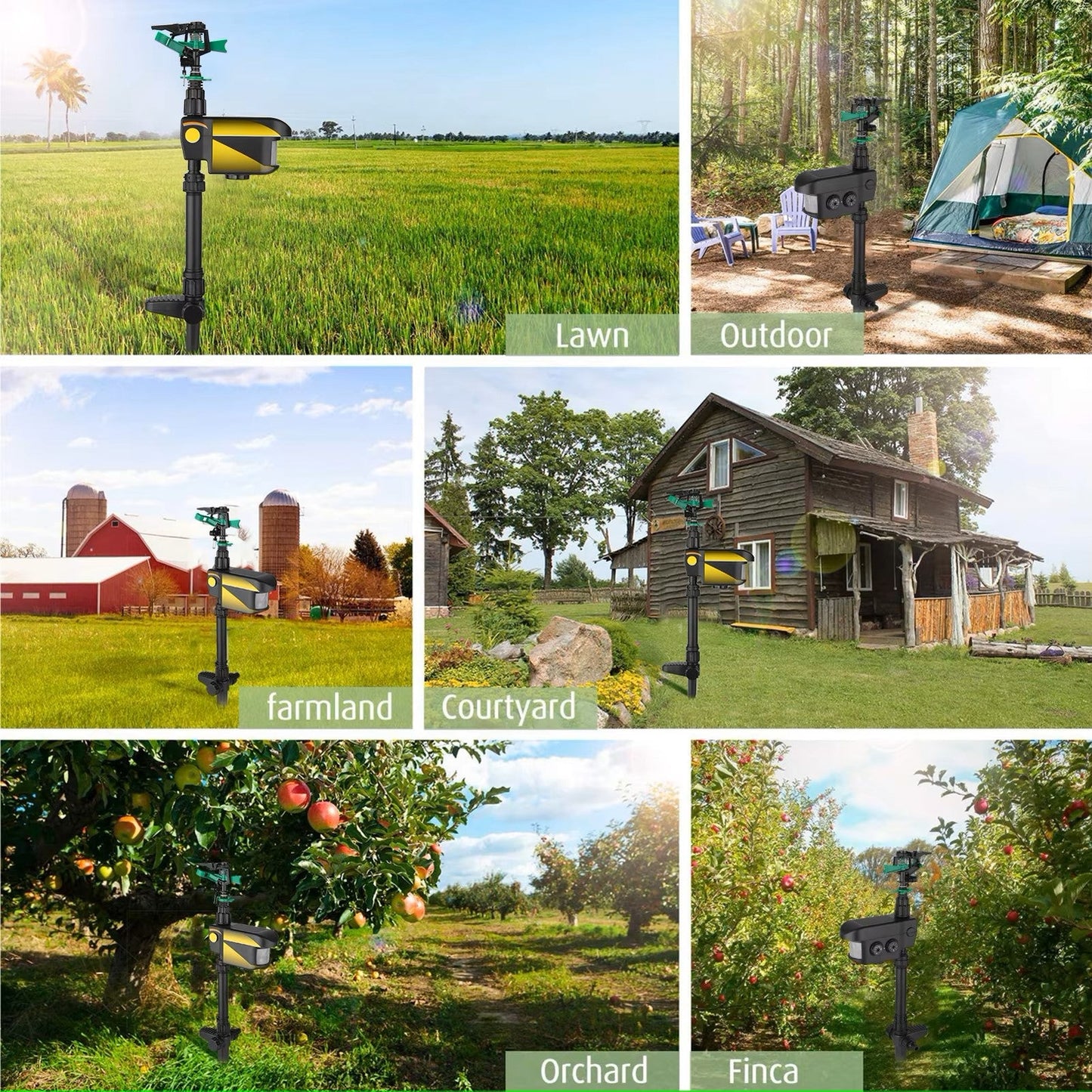 Sprinkleranlage für Gartenbewässerung – Einstellbarer Bewässerungs-Sprinkler mit Standfuß