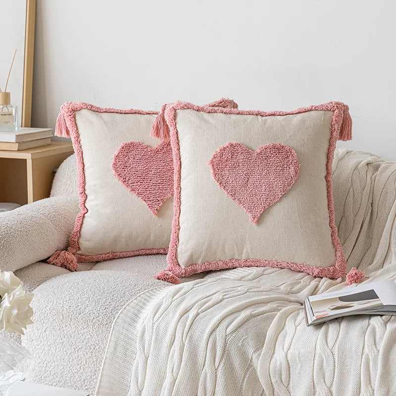 NordicVibes – Luxuriöse geometrische gestepptes Kissenbezug für elegante Innenräume