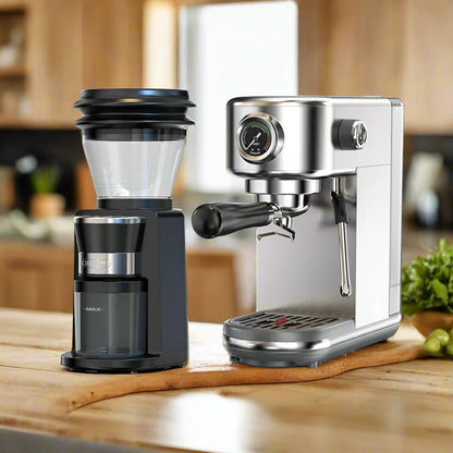Automatischer Kaffeemühle – 31 einstellbare Einstellungen für präzisen Espresso- und Pour-Over-Brauen