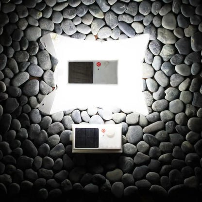 Solarlampe in Transparenter Tasche – Energiesparende LED Lampe für Garten und Außenbereich