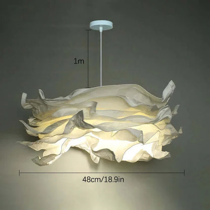 Wolkartige Papierlampenschirm bis zu 70 cm breit