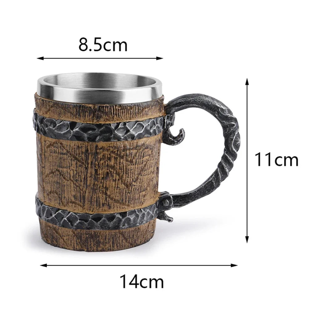 Unieke Middeleeuwse Mok - Perfekt als Geschenk für den Vatertag