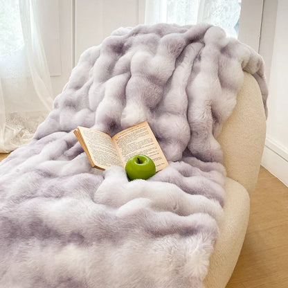 PLUSHGLOW FLEECE-PLUSH WURFDECKE FÜR BETT UND WOHNZIMMER