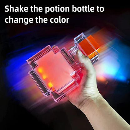 Minecraft Potion Lampe – Farbwechselnde LED-Nachtlicht mit Touch-Steuerung & USB wiederaufladbar