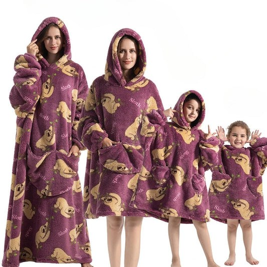 Garduru – Hoodie Decke Kürbis festlich