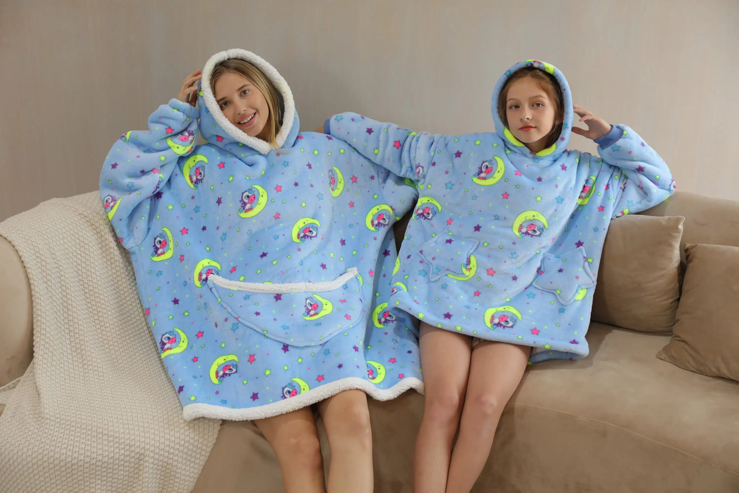 Garduru – Ultra-bequeme, übergroße Hoodie-Decke