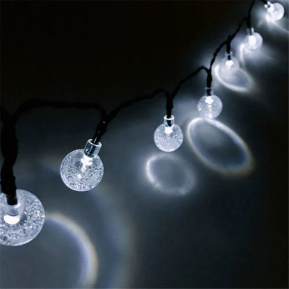 Solar Bubble Bead Lichterkette