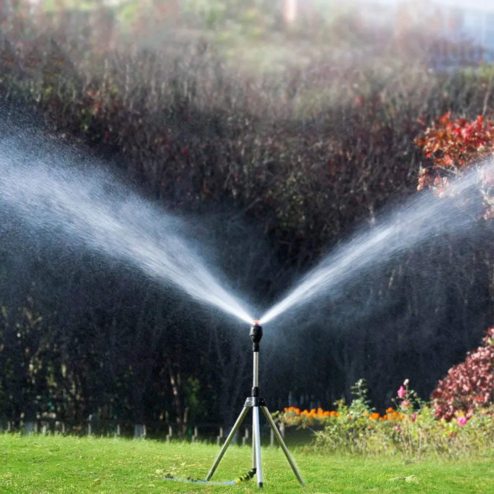 Automatischer Rotierender Gartensprinkler mit Einziehbarem Stativ für den Garten