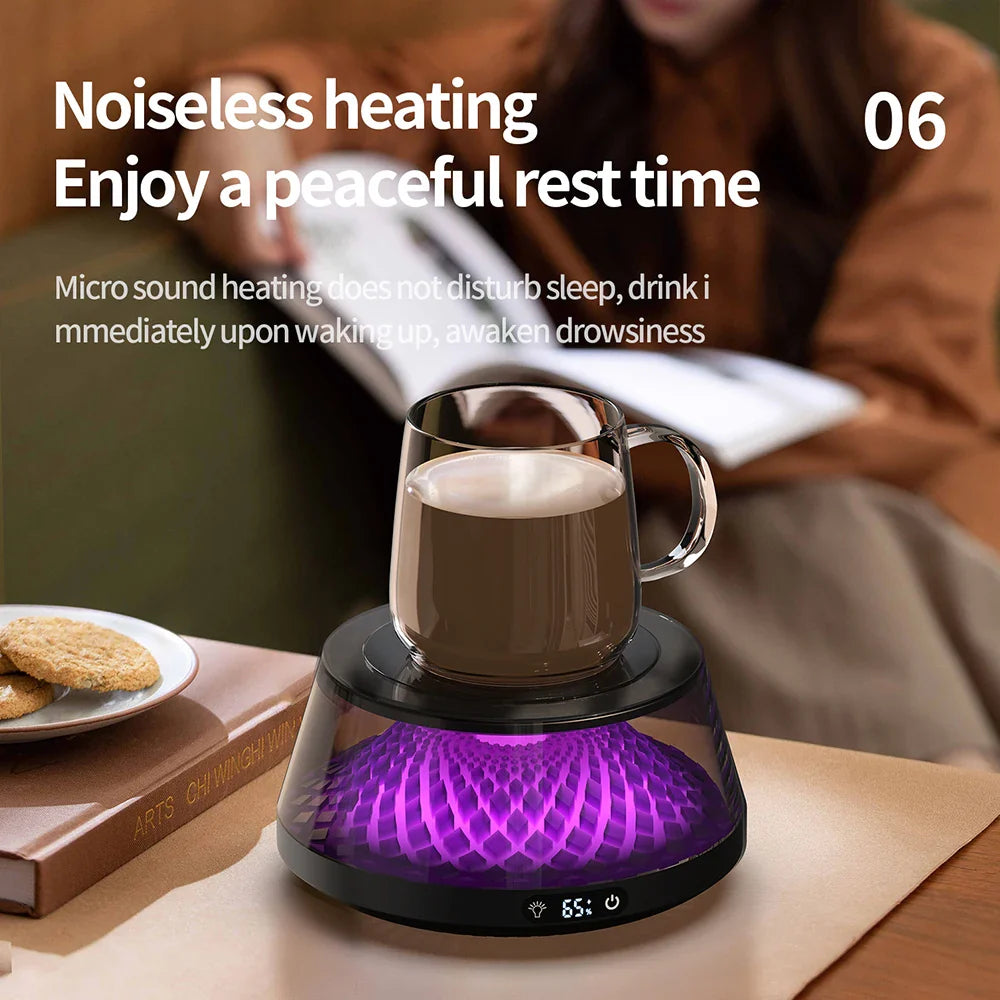 Royaleva USB Kaffeetassenwärmer – 4 Temperatureinstellungen, thermostatischer Untersetzer für Zuhause und Büro