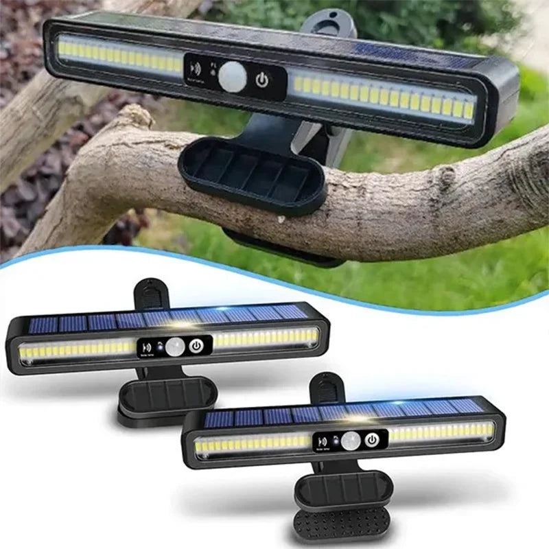 Royelux Solar Bewegungsmelder Zaunlicht - 36 LED Clip-On Außen Sicherheitslampe