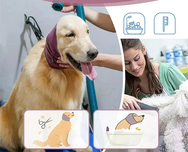 SnugPaws - Wasserdichte Haustier-Ohrenschützer aus Flauschigem Flanell