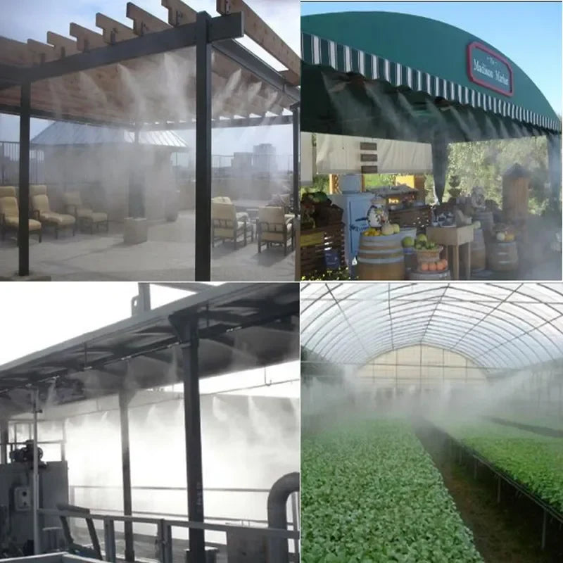 Bewässerungssystem für den Garten – Tropfbewässerung Kit mit Einstellbarem Sprühkopf und Zubehör