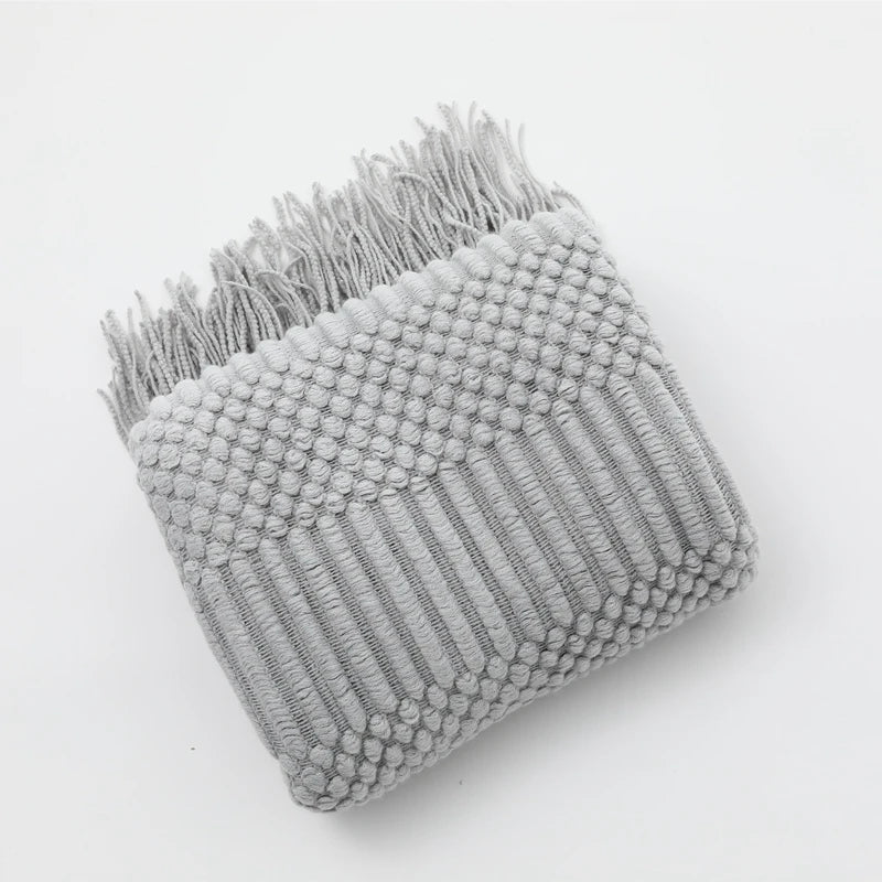 Garduru - Vintage Strickdecke für Sofa