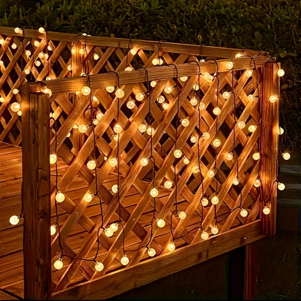 Solar Crystal Light String – LED Außen Dekoration