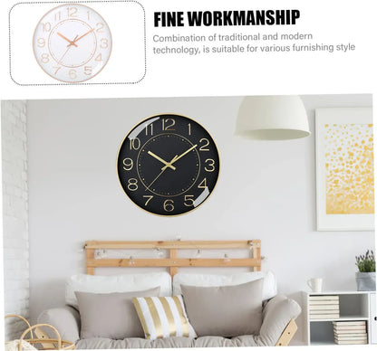 Bunte batteriebetriebene digitale Wanduhr