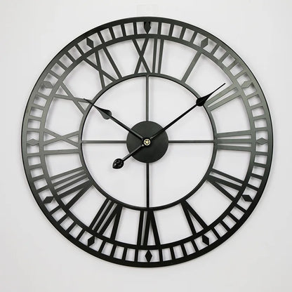 Garduru Charme | Stilvolle Metall-Wanduhr im Industriedesign