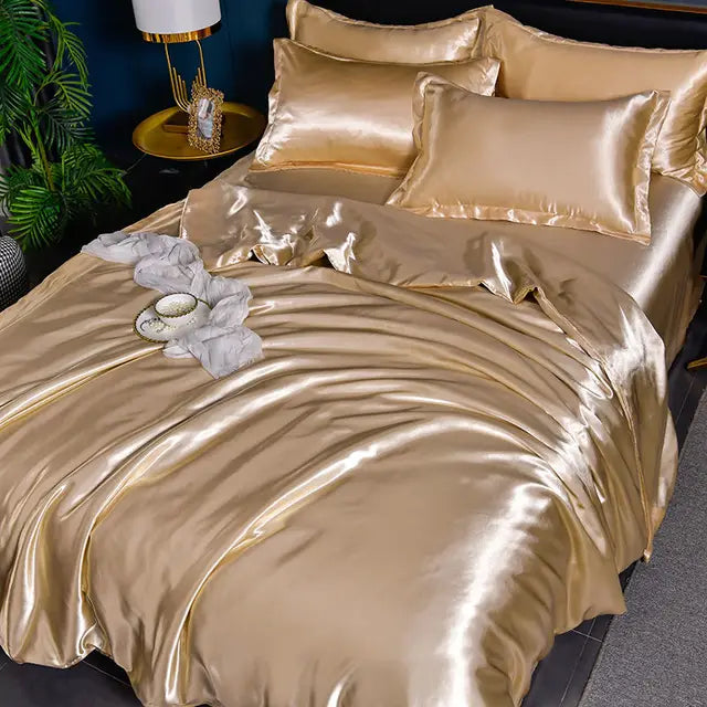 ÉléganceSatin – Luxuriöse Satin-Bettdecke