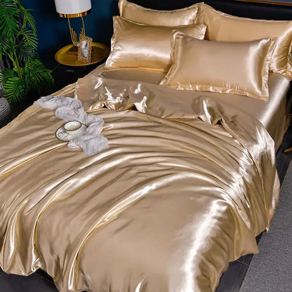 ÉléganceSatin – Luxuriöse Satin-Bettdecke