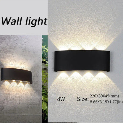 Rayvia Wasserdichte LED Wandleuchte für Innen- und Außenbereiche