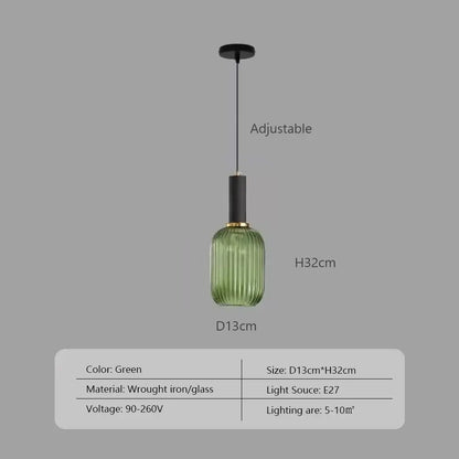 Pendelleuchte: Moderne nordische Glas-Hängelampen