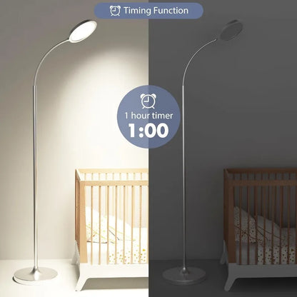 Gooseneck LED Stehleuchte mit Fernbedienung – Stufenloses Dimmen & Einstellbare Farbtemperatur