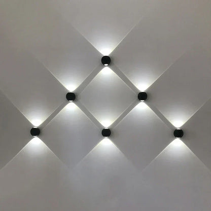 LED-Wandleuchte aus Aluminium – Modernes Design Kugel IP65