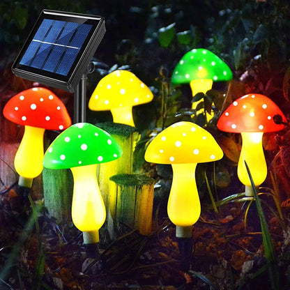 Garduru LED Gartenlampe | Solar Pilz Licht | Wasserdicht & Stimmungsvolle Beleuchtung | Deko für Garten & Weg