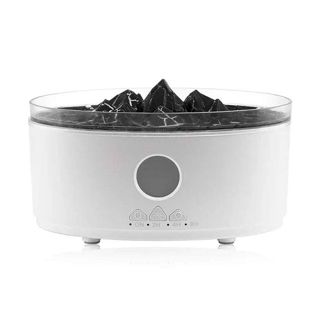 Volcano Luftbefeuchter, 300ML Aromatherapie Diffuser mit Quallennebel und 3 Farblichter, Fernbedienung