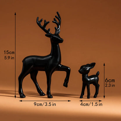 2-teiliges Reh-Figuren-Set