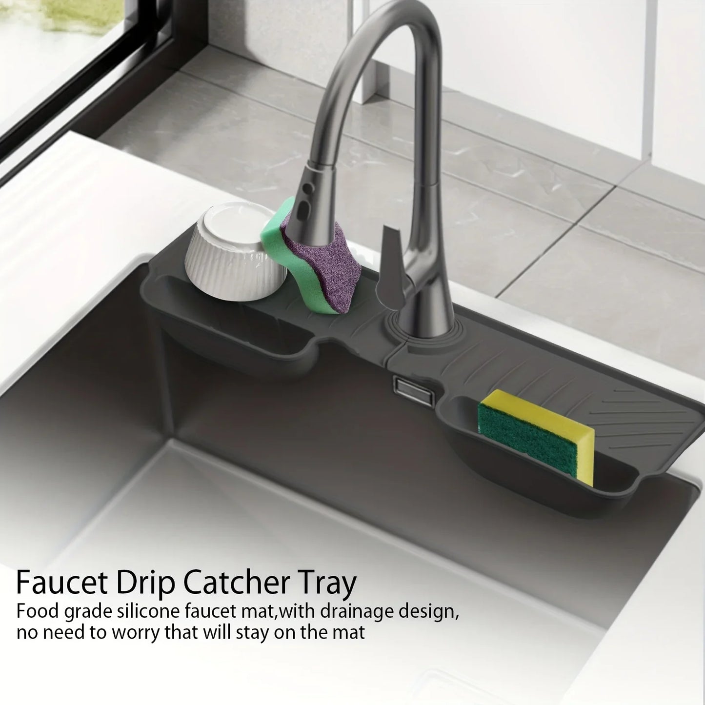 Silikon-Spüle Spritzschutz