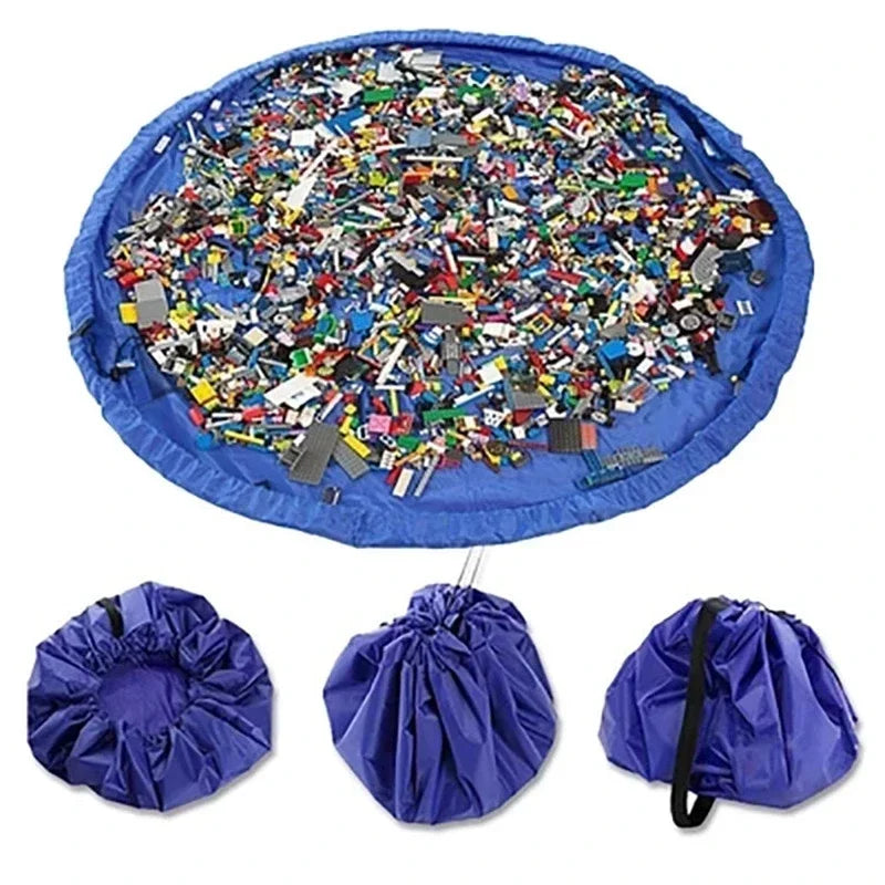 Garduru STORAGE CUSHION – Spielzeugkissen & Spielmatte in einem – Faltbarer Organizer für Kinderzimmer