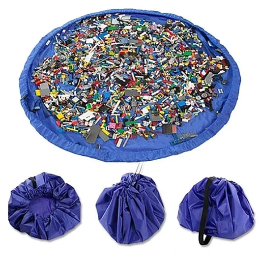 Garduru STORAGE CUSHION – Spielzeugkissen & Spielmatte in einem – Faltbarer Organizer für Kinderzimmer