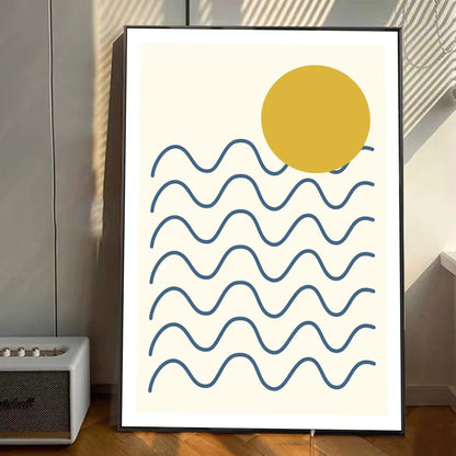 Garduru | Ocean Wave Klebeposter Kunst