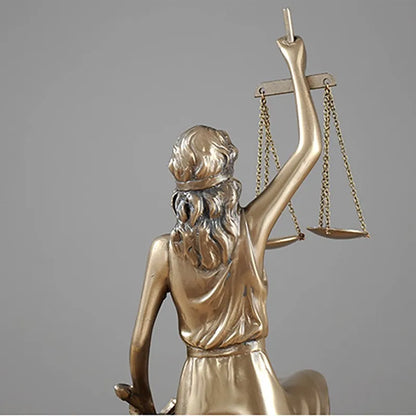 Themis Buchstütze Statue