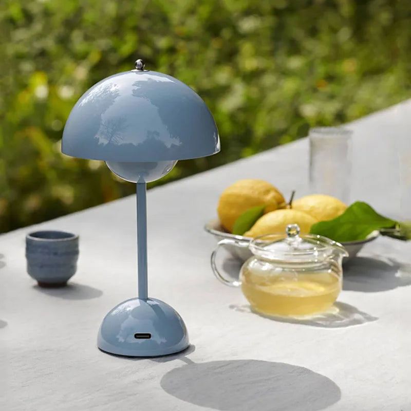 Verstellbare Helligkeit Blumenkübel Lampe - Italienische Wiederaufladbare Tischlampe VP3