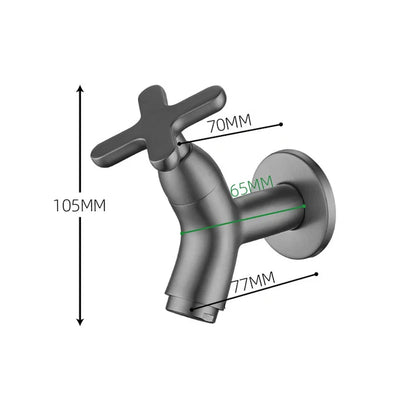 Wandarmatur | Kaltwasserhahn aus Messing